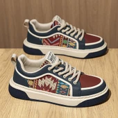 Erkek Platform Sneaker (Mavi) - 1