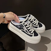 Kadın Günlük Platform Spor Ayakkabı (Bej) thumbnail 10