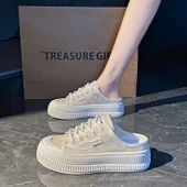 Kadın Günlük Platform Spor Ayakkabı (Bej) thumbnail 1