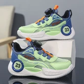 Unisex Çocuk Fileli Spor Ayakkabı (Mavi) thumbnail 4