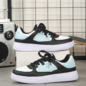 Unisex Kalın Tabanlı Spor Ayakkabı (Beyaz - Siyah - Ay-1) - 10