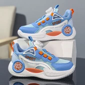 Unisex Çocuk Fileli Spor Ayakkabı (Mavi) thumbnail 2