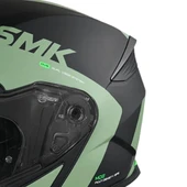 SMK GULLWING KRESTO YEŞİL SİYAH ÇENE AÇILIR KASK thumbnail 2