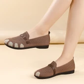 Kadın Günlük Giyim Loafer Ayakkabı (Kırmızı-1) - 6