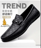 Erkek Deri Loafer Ayakkabı (Gri) thumbnail 8