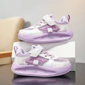 Unisex Çocuk Fileli Spor Ayakkabı (Ten Rengi Pembe) - 5