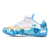 Unisex Çocuk Krampon Futbol Ayakkabısı (Ay Işığı - Mavi-1) thumbnail 6