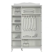 Gardırop, Melis 3 Kapaklı Dolap - 2