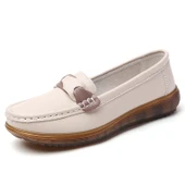 Kadın Günlük Kullanım Loafer Ayakkabı (Bej-1) - 6
