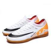 Unisex Futbol Ayakkabısı (Beyaz - Turuncu) - 10