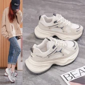 Kadın File Saya Hafif Günlük Spor Ayakkabı (Şarap Kırmızısı-3) thumbnail 5