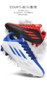 Unisex Uzun Çivili Krampon Futbol Ayakkabısı (Mavi-1) - 10
