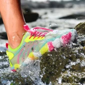 Unisex Hızlı Kuruyan Plaj Su Ayakkabısı Çok Fonksiyonlu Spor Ayakkabı (Pembe-1) - 5