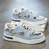 Erkek Kanvas Ayakkabı (Kot Mavisi) thumbnail 2