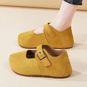 Kadın Platform Loafer Ayakkabı (Sarı-3) - 6