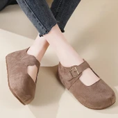 Kadın Platform Loafer Ayakkabı (Sarı-1) - 4