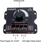 12V/24V Manuel Led Dimmer 30 Amper - 4