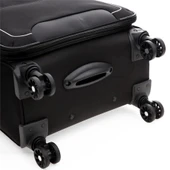 ÇÇS 650 Kumaş Valiz Orta Boy Siyah thumbnail 8