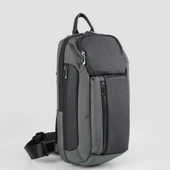 Ççs 51464 Tek Omuz Askılı Sırt ve Göğüs Çantası Gri thumbnail 1