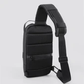 Ççs 51465 Tek Omuz Askılı Sırt ve Göğüs Çantası Siyah thumbnail 5