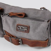Ççs London 31459 Kanvas Bel Çantası Gri - 3