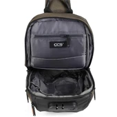 ÇÇS 31300 Usb Çıkışlı Çapraz Sırt ve Göğüs Çantası Yeşil thumbnail 6