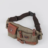 Ççs London 31459 Kanvas Bel Çantası Yeşil - 2