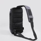 Ççs 51463 Tek Omuz Askılı Sırt ve Göğüs Çantası Gri thumbnail 2