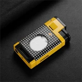 Cohiba CCM0650 3 Jet Torch Kesicili Puro Çakmağı Sarı thumbnail 8