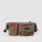 Ççs London 31459 Kanvas Bel Çantası Yeşil - 1