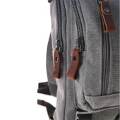 Ççs London 31184 Kanvas Çapraz Omuz Çantası Gri thumbnail 5