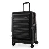 ÇÇS 5238 Lüx Kabin Boy Valiz Siyah thumbnail 3