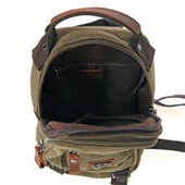 Ççs London 31184 Kanvas Çapraz Omuz Çantası Yeşil thumbnail 3