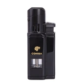 Cohiba CCM0436SY 3 Jet Torch Puro Çakmağı Siyah - 1