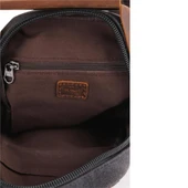 Ççs 51396 Kanvas Omuz Askılı Çapraz Çanta Siyah - 5