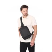 Ççs London 31289 Çapraz Sırt ve Göğüs Çantası Siyah thumbnail 3