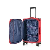 Verage GM21002W Kumaş 3 lü Valiz Seti Kırmızı - 6