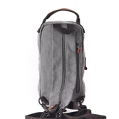 Ççs London 31184 Kanvas Çapraz Omuz Çantası Gri thumbnail 2