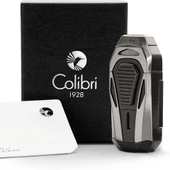 Colibri Boss Üçlü Jet Çakmak Puro Çakmağı Kesicili Siyah - 7