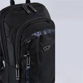 Ççs 51533 Tek Omuz Askılı Sırt ve Göğüs Çantası Siyah - 6