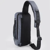 Ççs 31407 Tek Omuz Askılı Sırt ve Göğüs Çantası Gri thumbnail 6