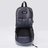 Ççs 31407 Tek Omuz Askılı Sırt ve Göğüs Çantası Gri thumbnail 2