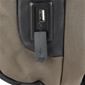 ÇÇS 31300 Usb Çıkışlı Çapraz Sırt ve Göğüs Çantası Yeşil thumbnail 8