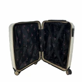 Las Vegas Polo Polipropilen Orta Boy Valiz Bej thumbnail 5