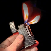 Colibri Julius Çift Alevli Puro Çakmağı Gümüş thumbnail 2