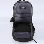 Ççs 31407 Tek Omuz Askılı Sırt ve Göğüs Çantası Siyah thumbnail 7