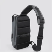 Ççs 51465 Tek Omuz Askılı Sırt ve Göğüs Çantası Gri thumbnail 4