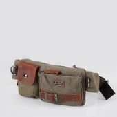 Ççs London 31459 Kanvas Bel Çantası Yeşil - 5