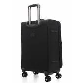 ÇÇS 650 Kumaş Valiz Orta Boy Siyah thumbnail 4