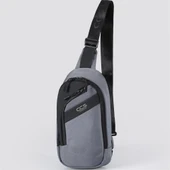 Ççs 31410 Tek Omuz Askılı Sırt ve Göğüs Çantası Gri thumbnail 1